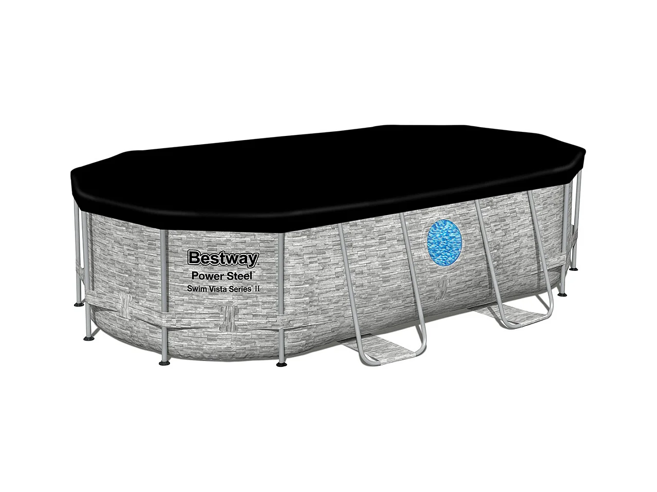 Cobertor Invierno para Piscina Desmontable Bestway 427x250 cm Ovalada