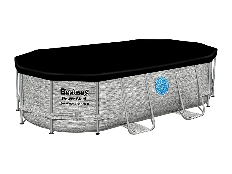 Cobertor Invierno para Piscina Desmontable Bestway 427x250 cm Ovalada