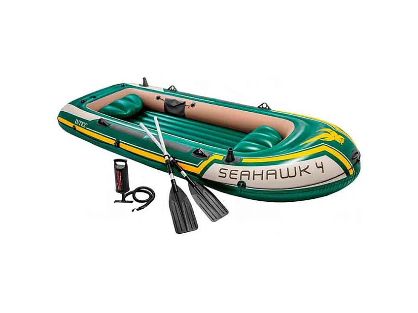 Schlauchboot mit Rudern und Pumpe Seahawk 4 68351NP