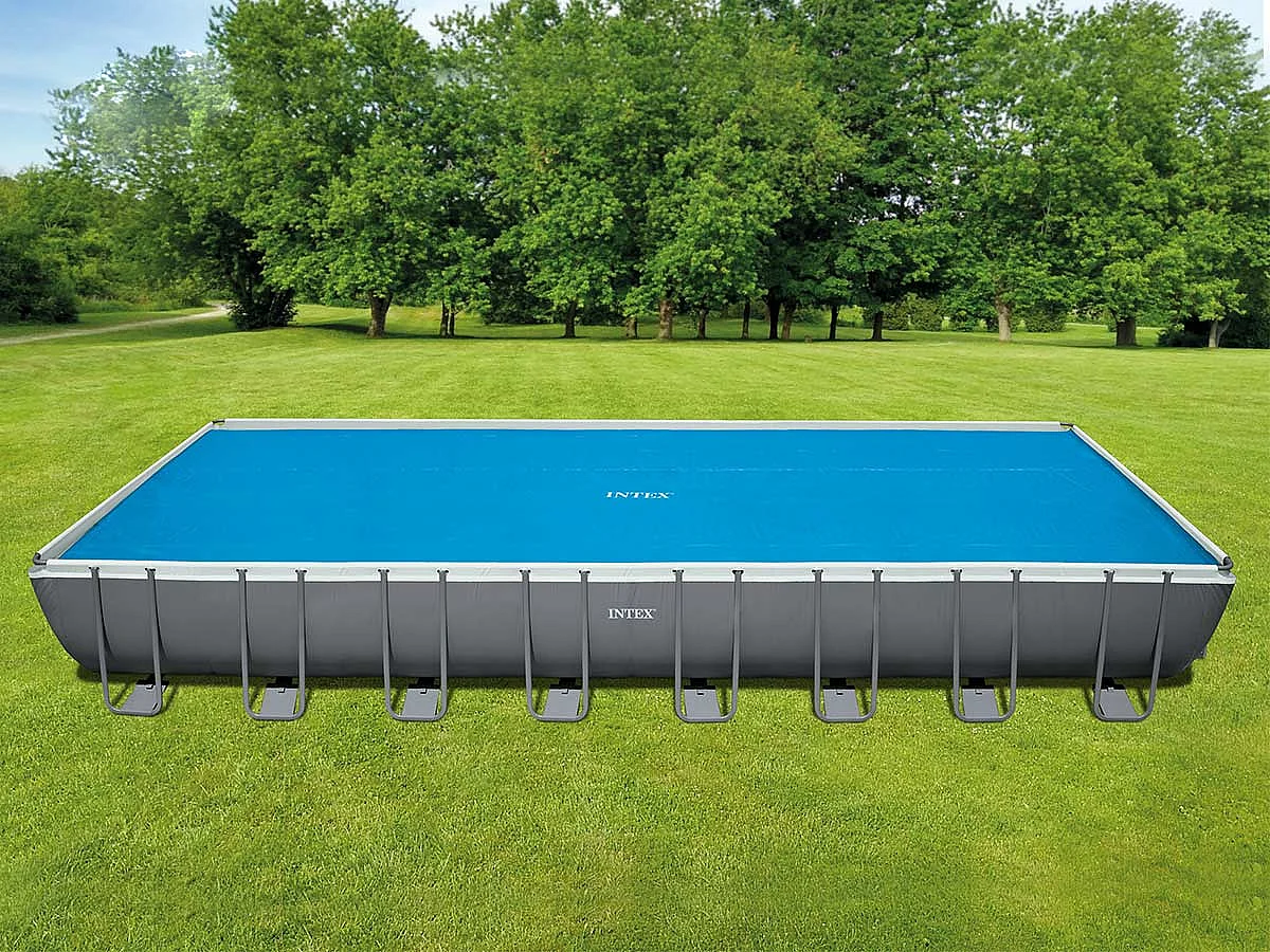Bâche à bulles pour piscine tubulaire rectangulaire 9,75 x 4,88 m - Intex