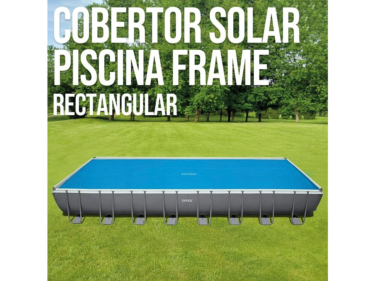 Bâche à bulles pour piscine tubulaire rectangulaire 9,75 x 4,88 m - Intex