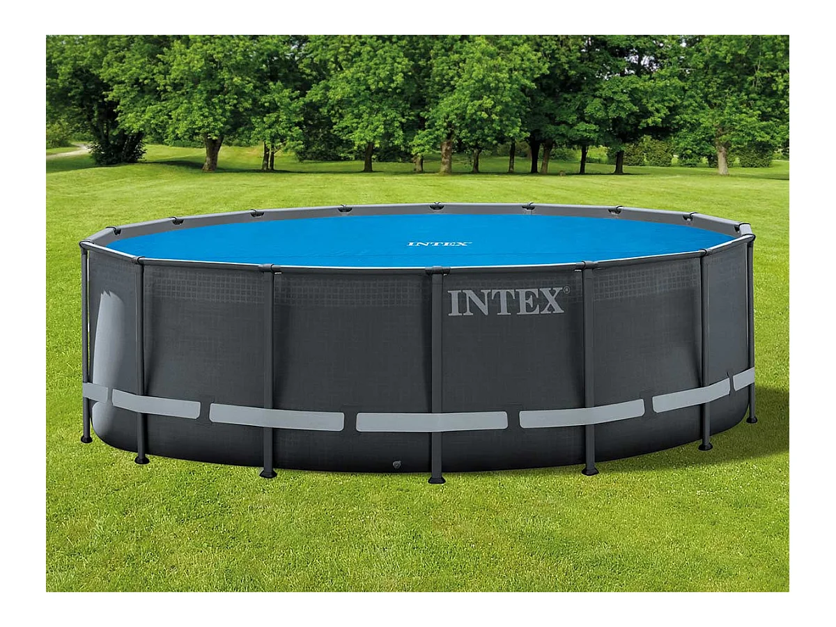 Pool-Solarplane Blau 470 cm Polyethylen