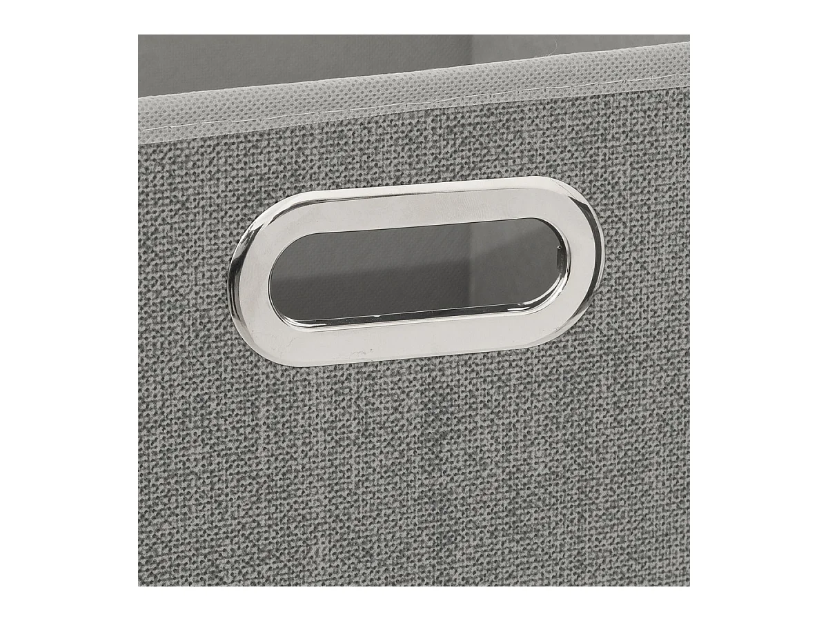 Boîte de rangement Gris Clair chiné 31 x 31 cm