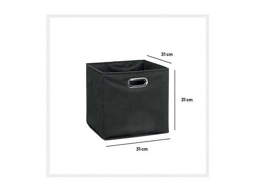 Boîte de rangement Gris  anthracite 31 x 31 cm