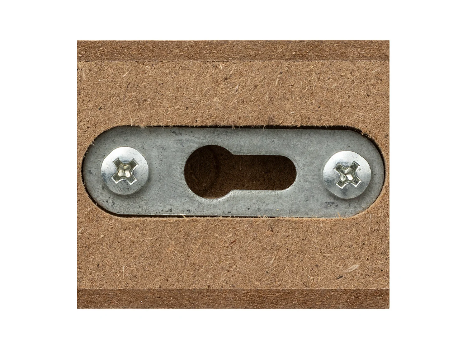 Étagère d'angle murale flottante Blanc 25 x 25 cm Fixations invisibles