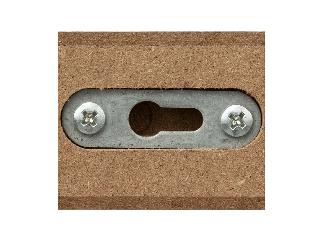 Étagère d'angle murale flottante Blanc 25 x 25 cm Fixations invisibles