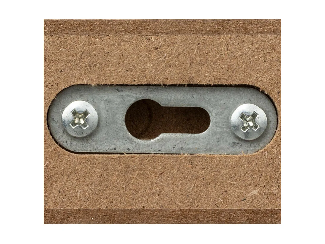 Étagère d'angle murale flottante Blanc 25 x 25 cm Fixations invisibles