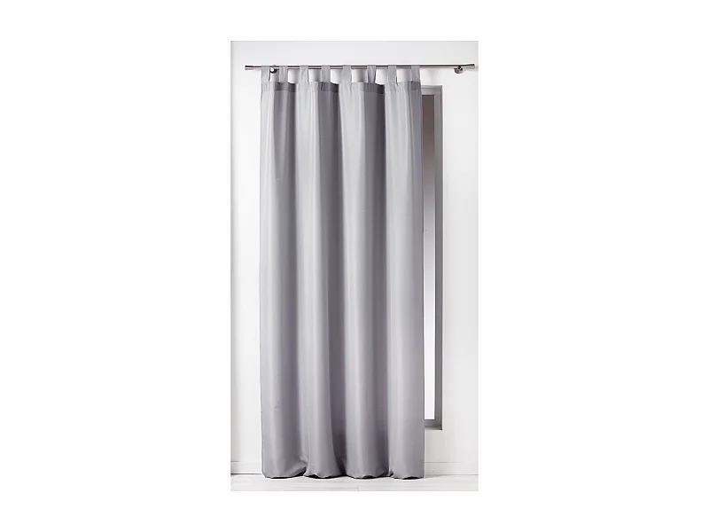 Rideau à Passants "Essentiel" 140x260cm Gris