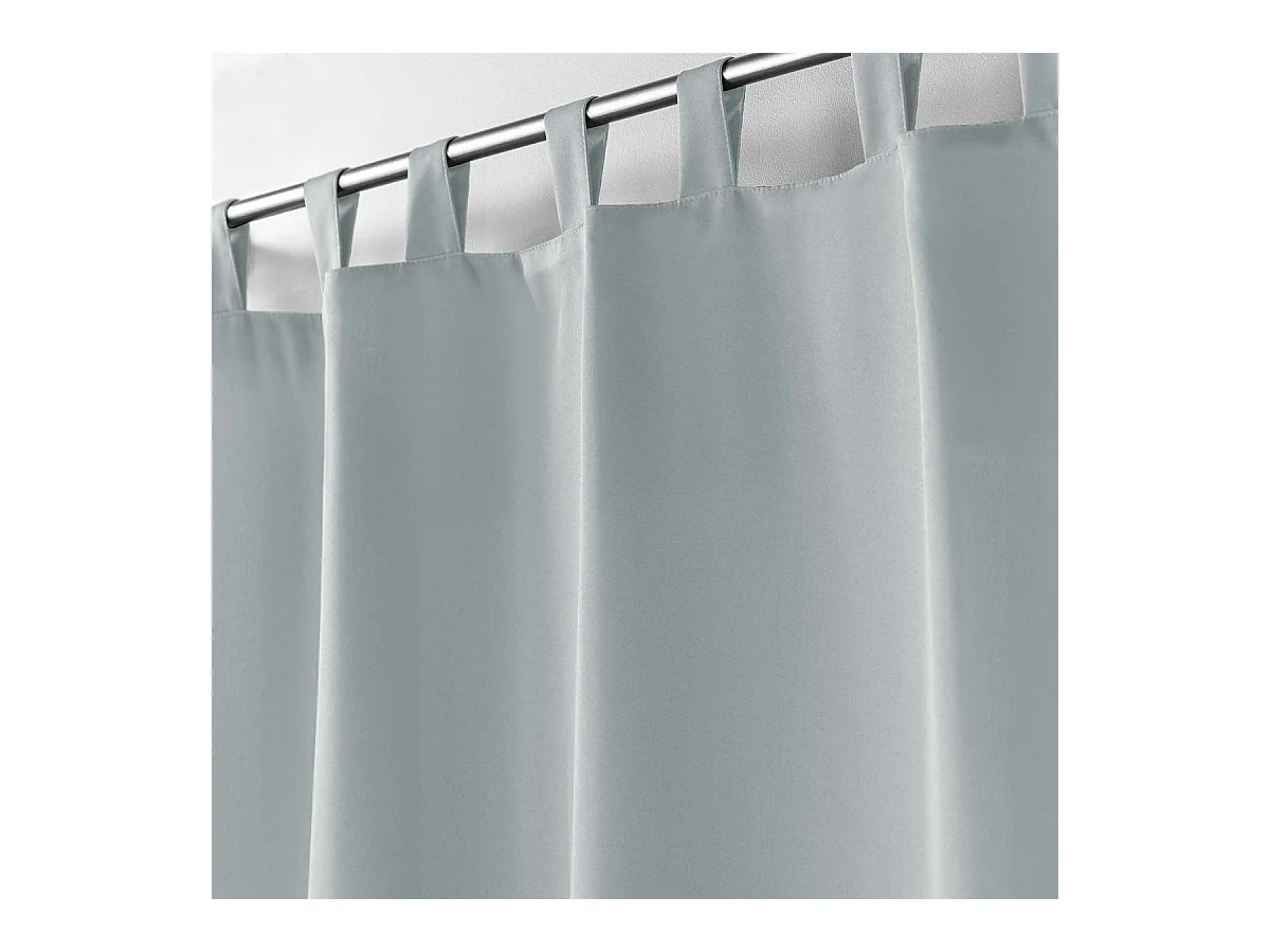 Rideau à Passants "Essentiel" 140x260cm Gris