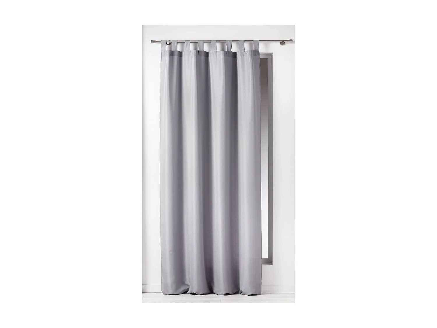 Rideau à Passants "Essentiel" 140x260cm Gris