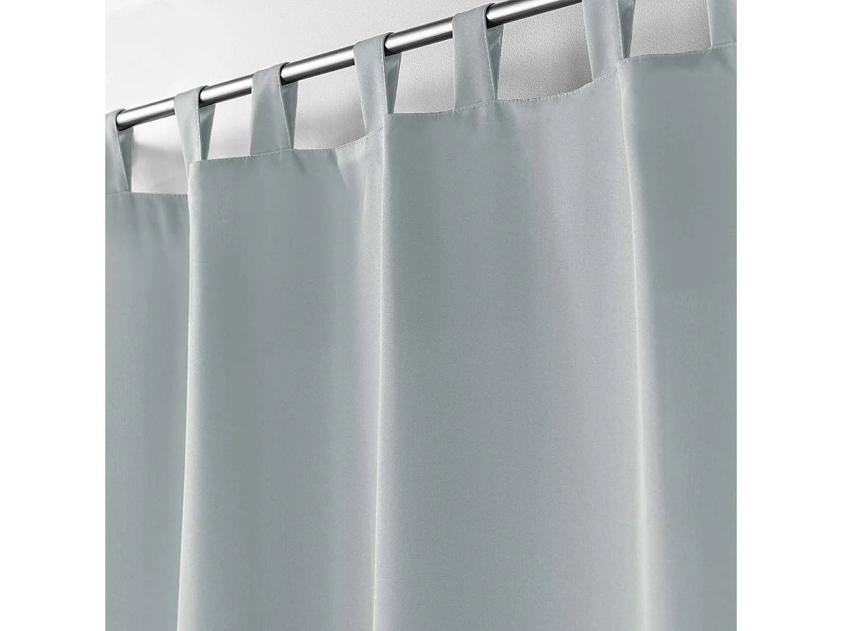 Rideau à Passants "Essentiel" 140x260cm Gris