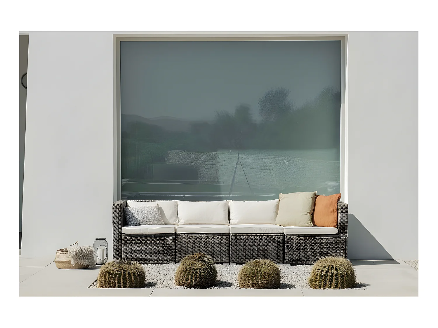 Salotti da giardino Set di Divani da Giardino Bahamas Divano Quadruplo 4 Posti Talpa Kiefergarden