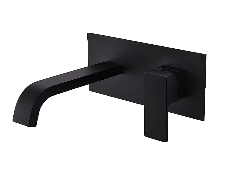 Grifo monomando lavabo empotrado ACTON negro