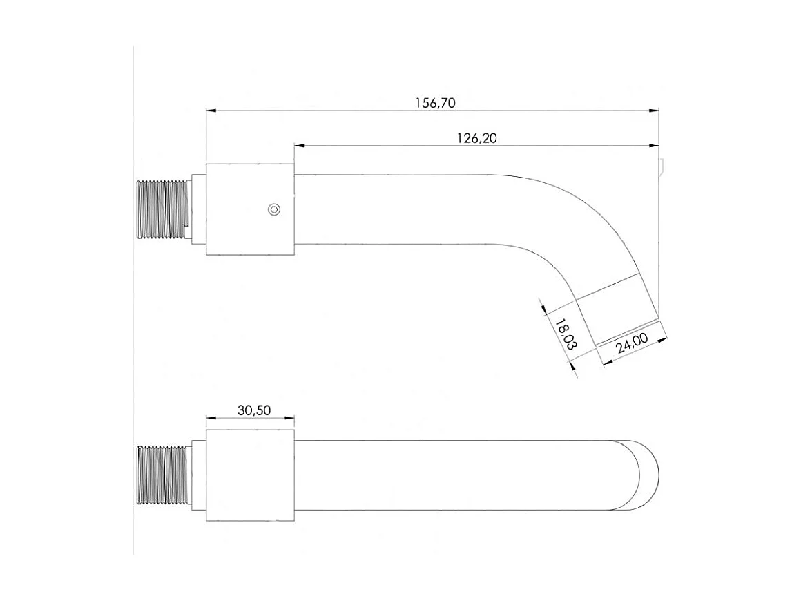 Unterputz-Waschtischarmatur BORACAY gold