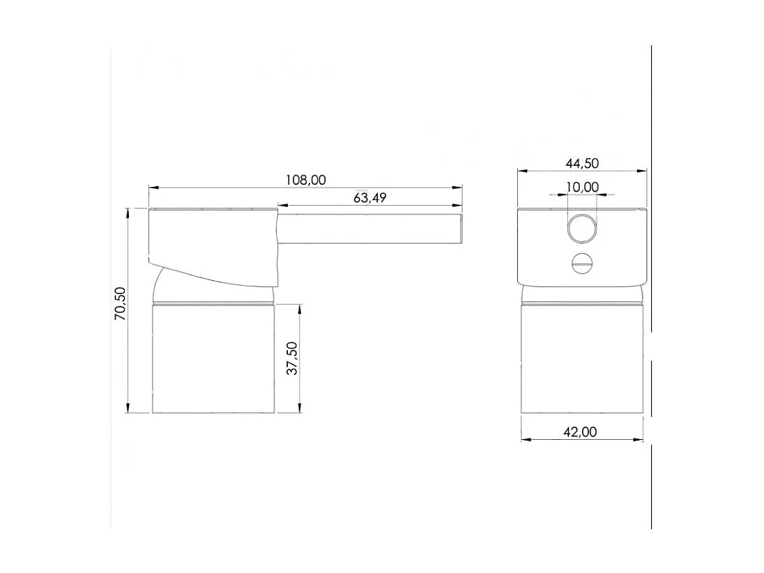 Unterputz-Waschtischarmatur BORACAY gold