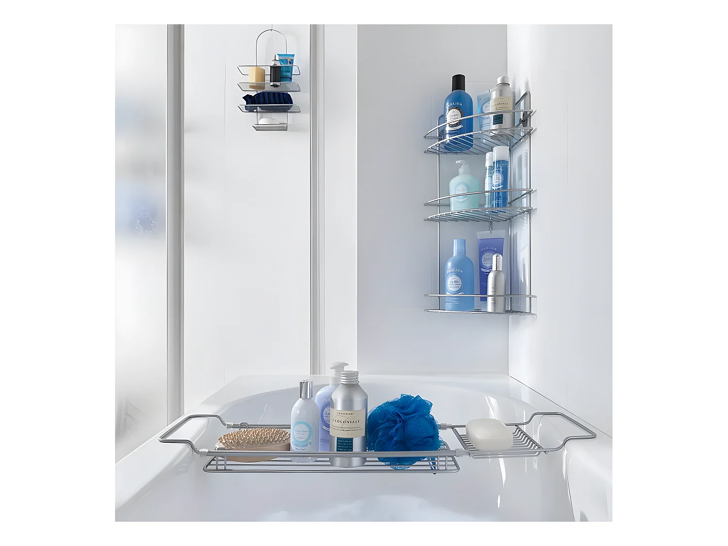 Regal 3 Ebenen REFLEX Metaltex, Finish Polytherm® Schwarz