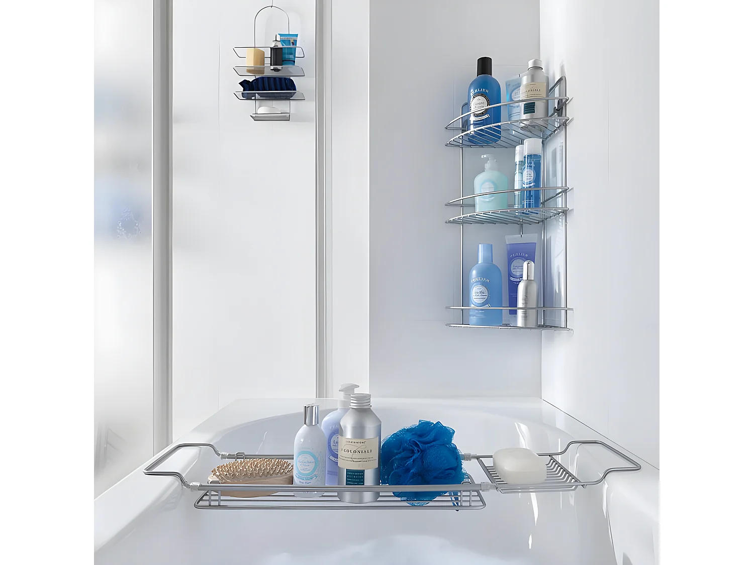 Regal 3 Ebenen REFLEX Metaltex, Finish Polytherm® Schwarz