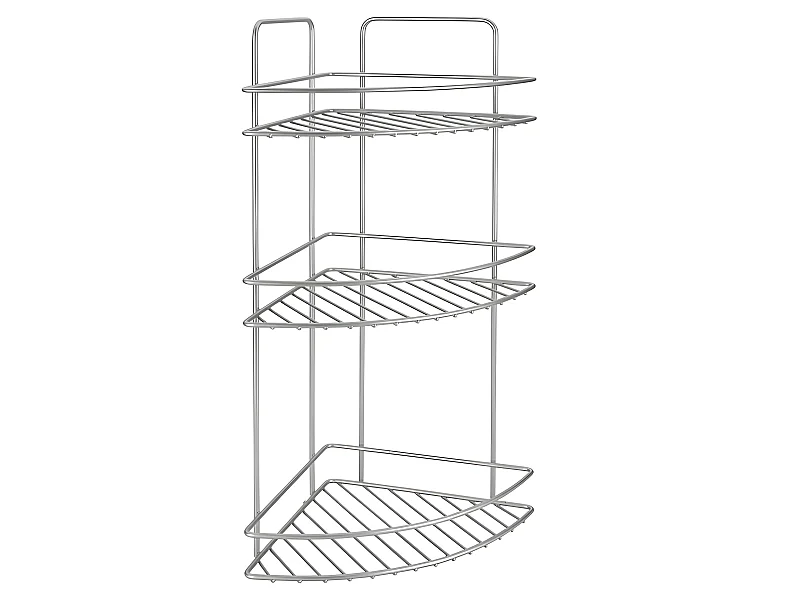 Regal 3 Ebenen REFLEX Metaltex, Finish Polytherm® Schwarz