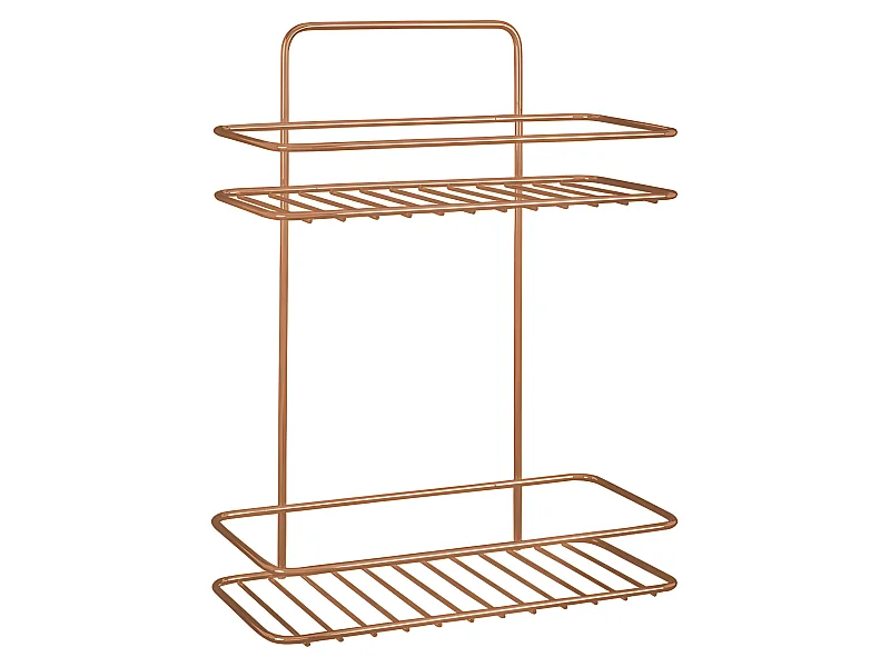 Mensola 2 Livelli REFLEX COPPER Metaltex 26cm