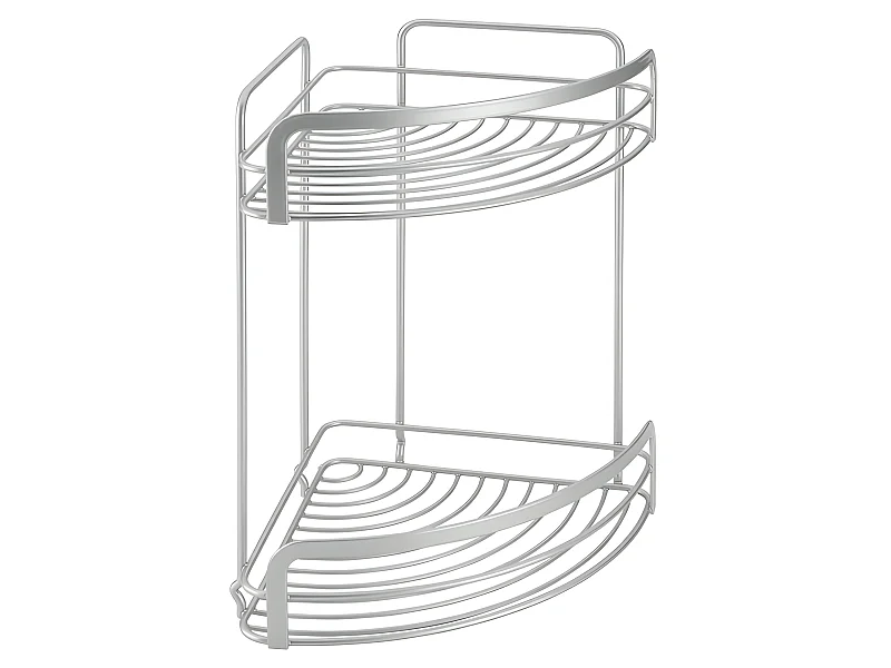 Mensola Bagno 2 Livelli VIVA Metaltex Polytherm® Argento