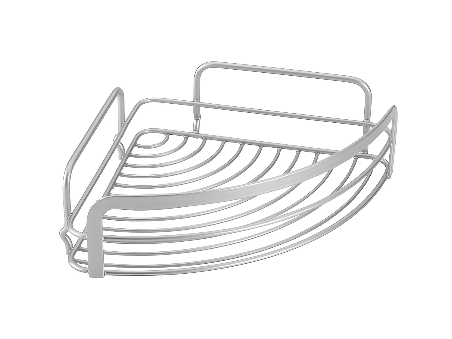 Estante de Banheiro de 1 Nível VIVA Metaltex, Polytherm® Prateado