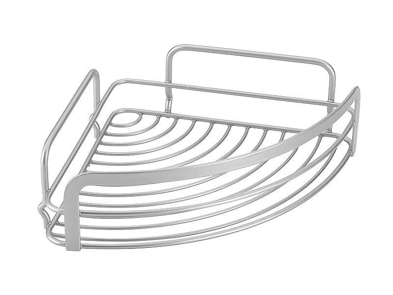 Rangement de Salle de Bain 1 Niveau Série VIVA Metaltex, Finition Polytherm® Couleur Argent