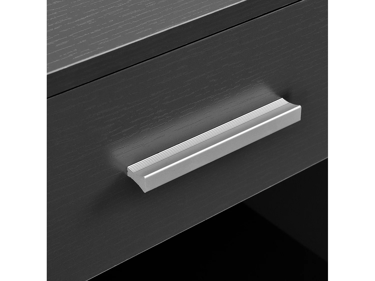 Mesita de noche cómoda mueble de almacenaje cajón 38 cm gris 03_0004191