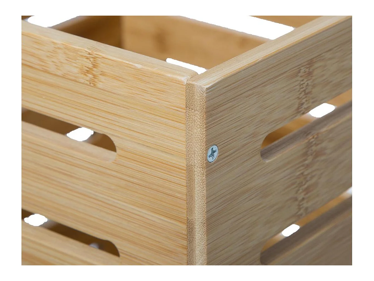 Cesta de almacenaje bambú