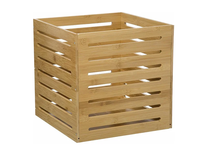 Boite de Rangement en Bambou 31 x 31 cm