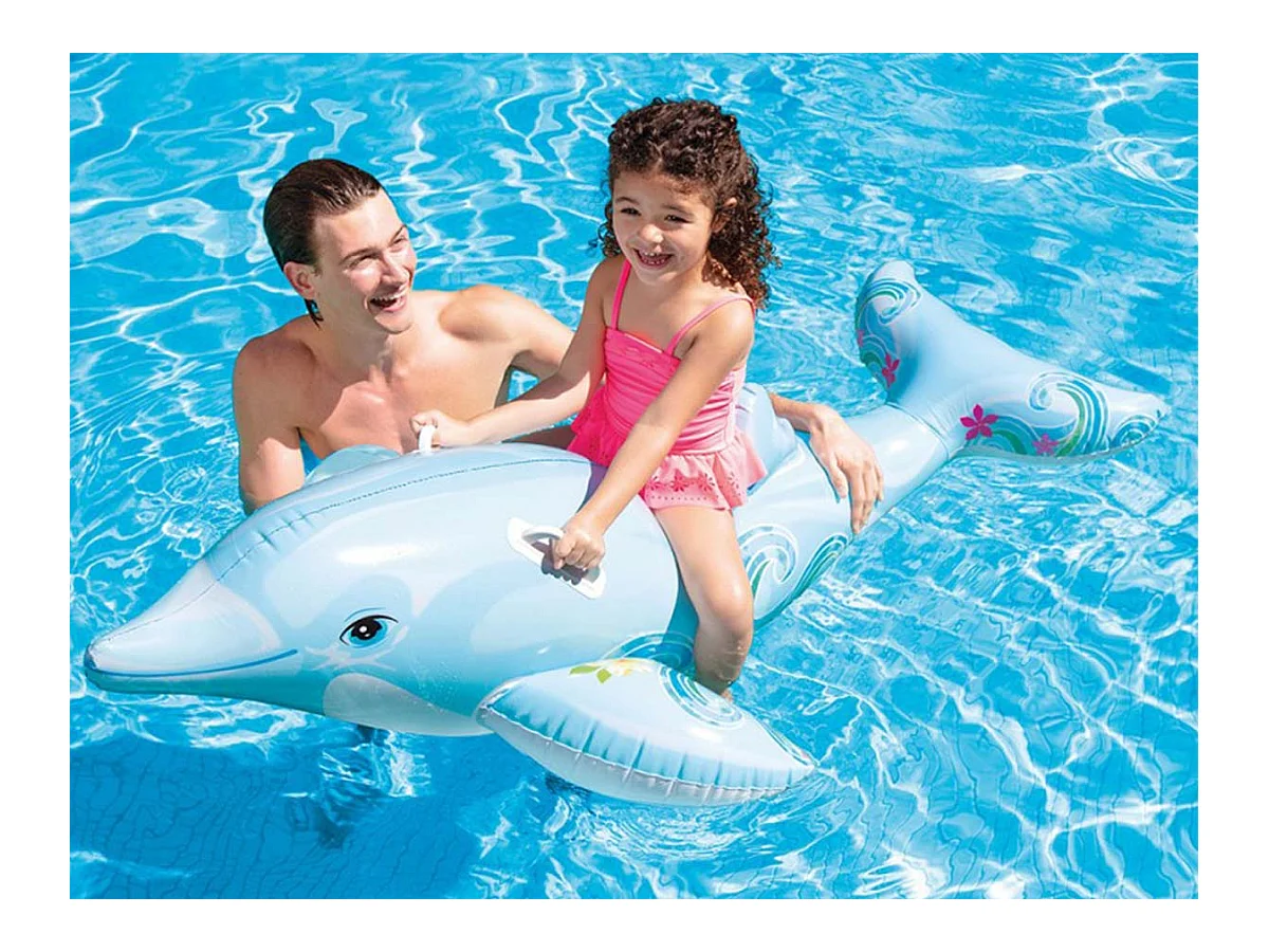 Delfino gonfiabile a cavalcioni - Intex