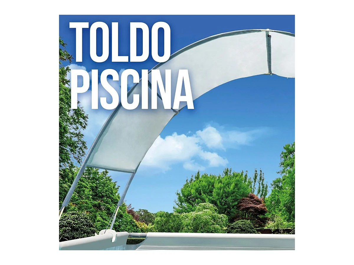 Vela de sombra para piscina tubular de hasta 2,74 m - Intex