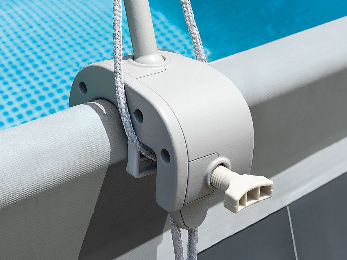 Voile d'ombrage pour piscine tubulaire jusqu'à 2,74 m - Intex