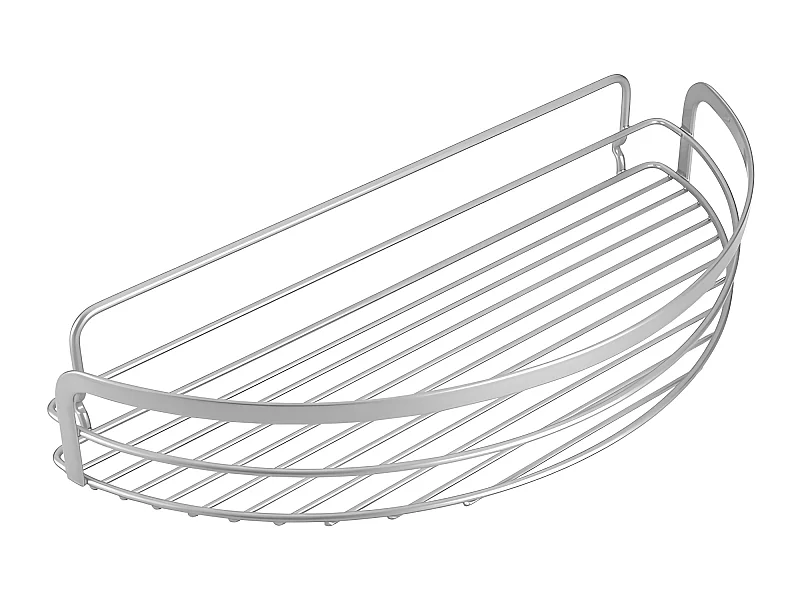 Halfcirkel Badkamerrek VIVA Metaltex Polytherm® Zilver