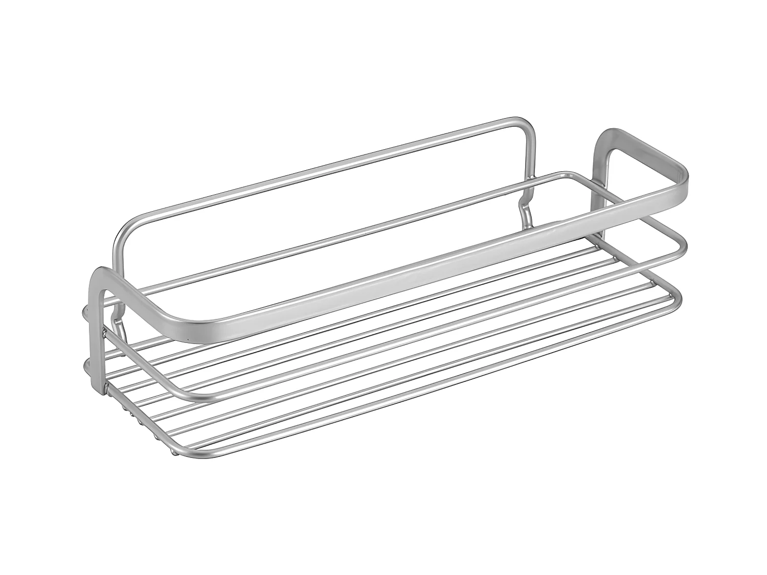 Étagère de Salle de Bain 1 Niveau Série VIVA de Metaltex. Finition Polytherm® Couleur Argent