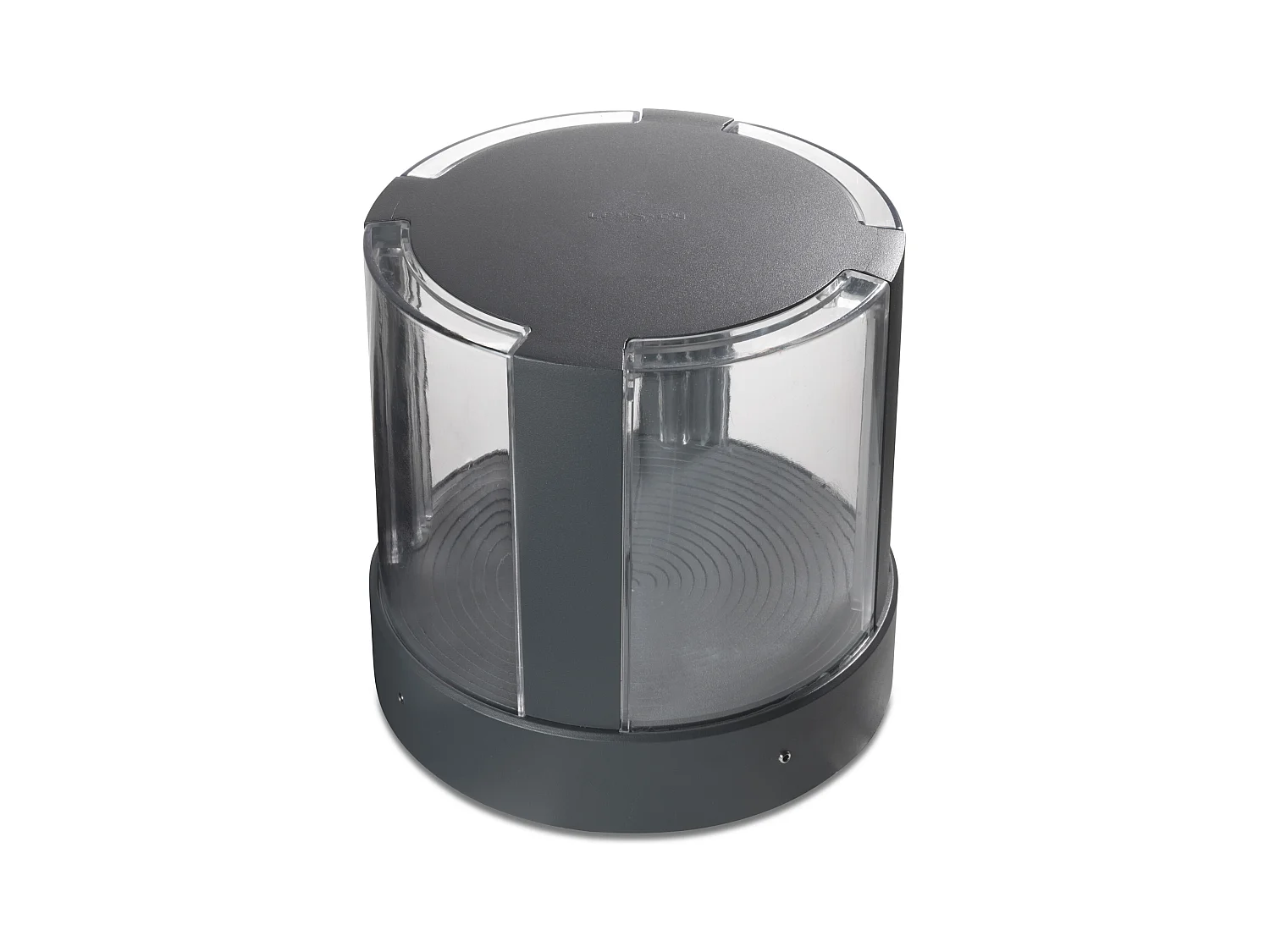 LEDS C4 Balise Ip65 Compact Ø210Mm Led 16.8W Blanc Chaud - 3000K Gris Urbain 744Lm