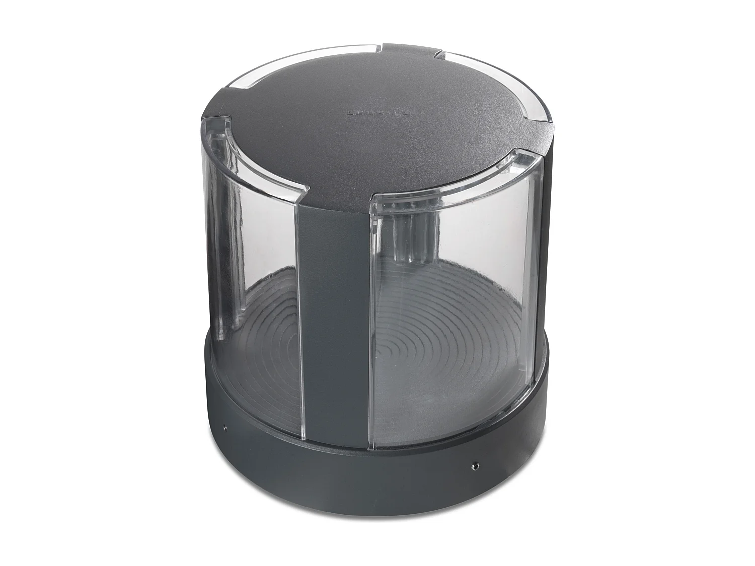 LEDS C4 Balise Ip65 Compact Ø210Mm Led 16.8W Blanc Chaud - 3000K Gris Urbain 744Lm