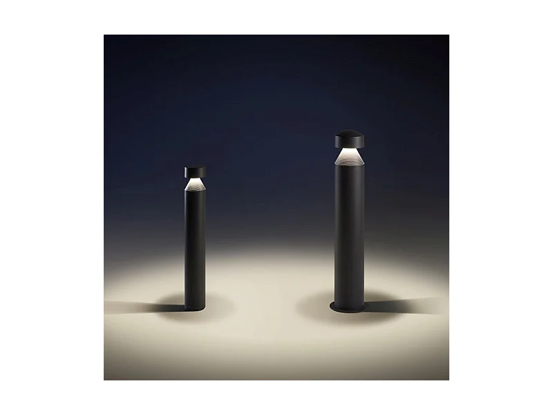 LEDS C4 Balise Ip66 Cilin 1000Mm Led 23W Blanc Neutre - 4000K Gris Urbain 851Lm