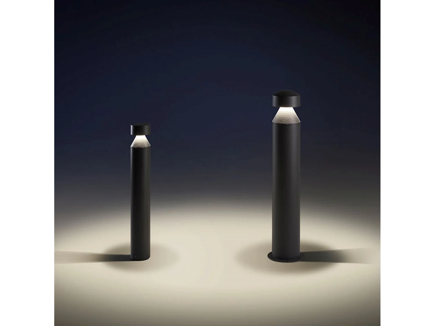 LEDS C4 Balise Ip66 Cilin 1000Mm Led 23W Blanc Neutre - 4000K Gris Urbain 851Lm