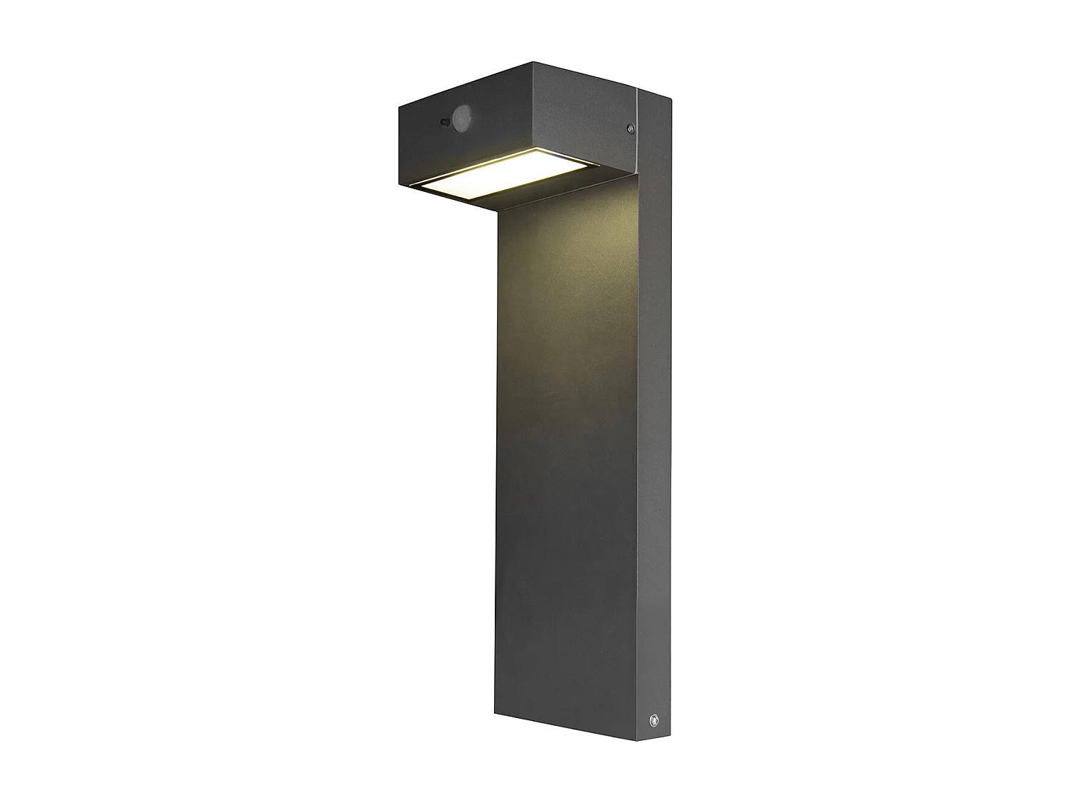 FORLIGHT Balise de Jardin Ip44 Top Led 3W 3000K Gris Urbain 129Lm