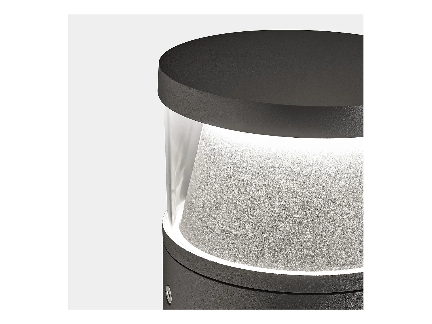 LEDS C4 Balise Ip66 Dan Led 8.9.,W Sw 3000-4000K On-Off Gris Urbain 439Lm