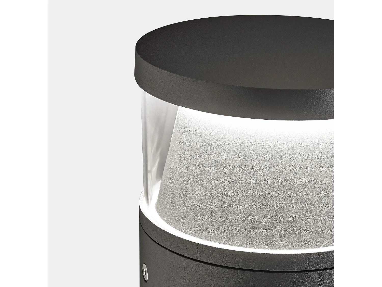 LEDS C4 Balise Ip66 Dan Led 8.9.,W Sw 3000-4000K On-Off Gris Urbain 439Lm