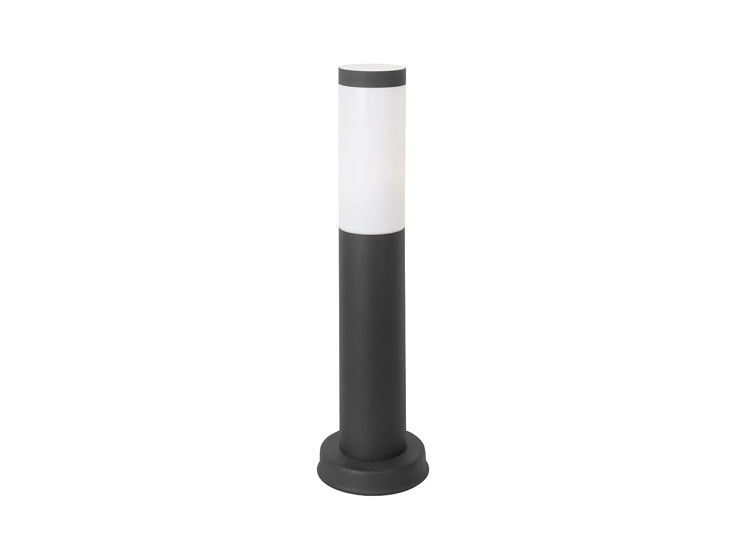 FORLIGHT Balise de Jardin Ip55 Koral 450Mm E27 15W Gris Urbain 1485Lm