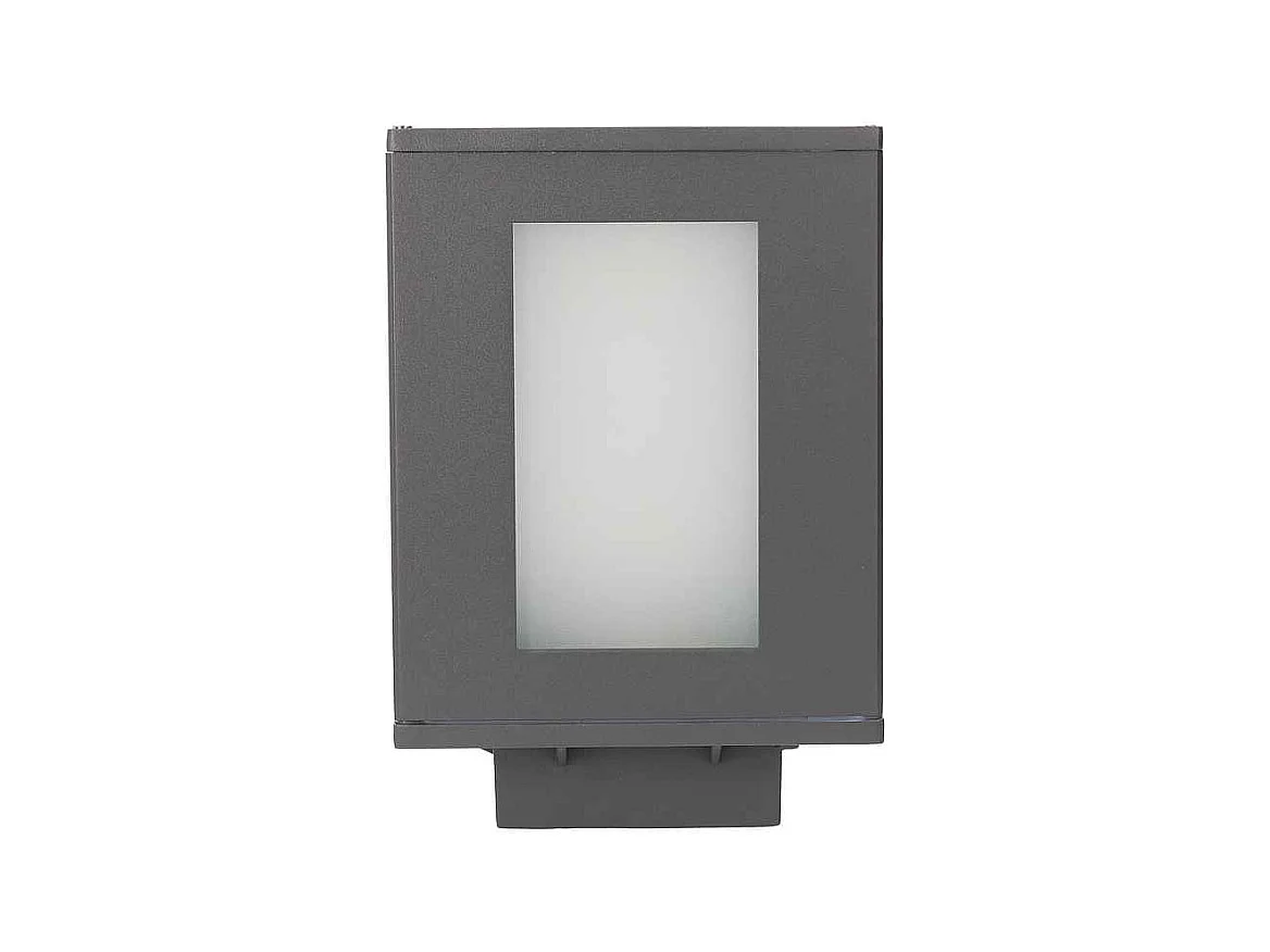 FORLIGHT Balise de Jardin Ip44 Alfil E27 15W Gris Urbain