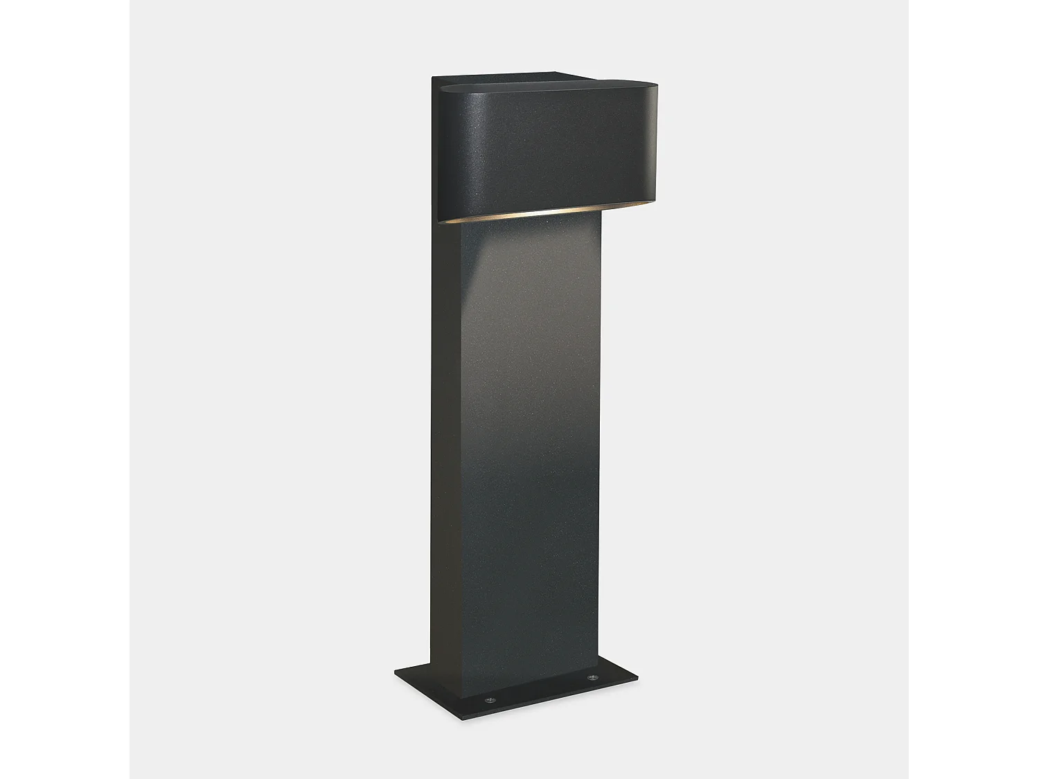 LEDS C4 Balise Ip66 Diago Bollard Led 5W Blanc Chaud - 3000K Gris Urbain 286Lm