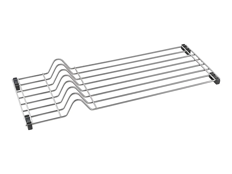 Bandeja escurridora para fregadero Metaltex 40x54x20 cm de acero negro con recubrimiento Polytherm® Metallic