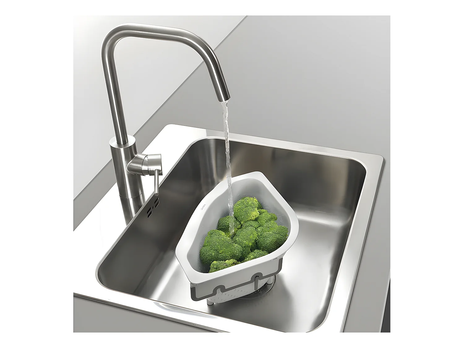 Égouttoir de Lavabo DRAIN ON de Metaltex
