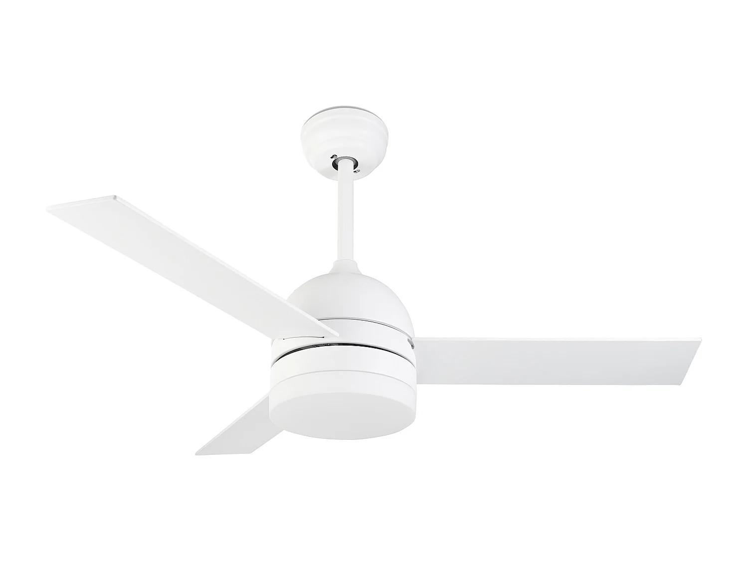 FORLIGHT Ventilateur du Plafond Inca Led 18W Blanc Chaud - 3000K Blanc Bois 1042Lm