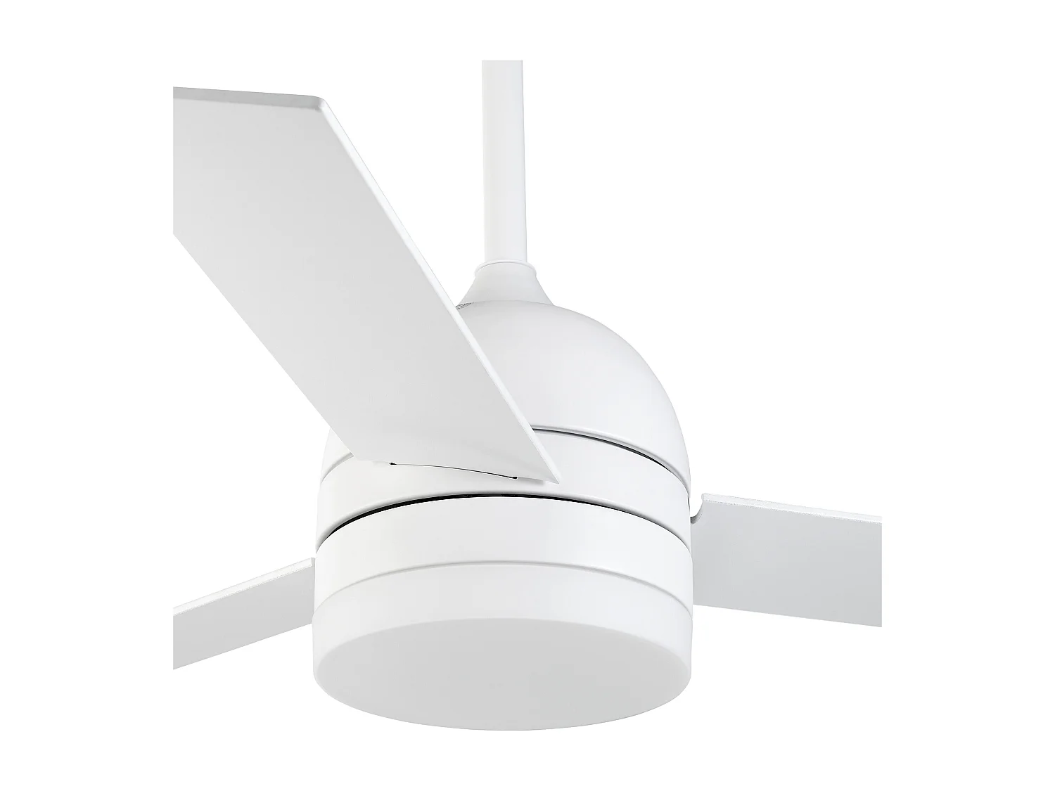 FORLIGHT Ventilateur du Plafond Inca Led 18W Blanc Chaud - 3000K Blanc Bois 1042Lm
