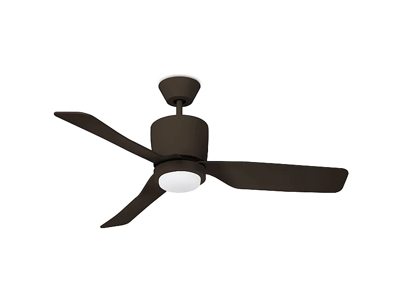 LEDS C4 Ventilateur du Plafond Ip20 Vera Led 15W Blanc Chaud - 3000K Marron Cuivré Marron