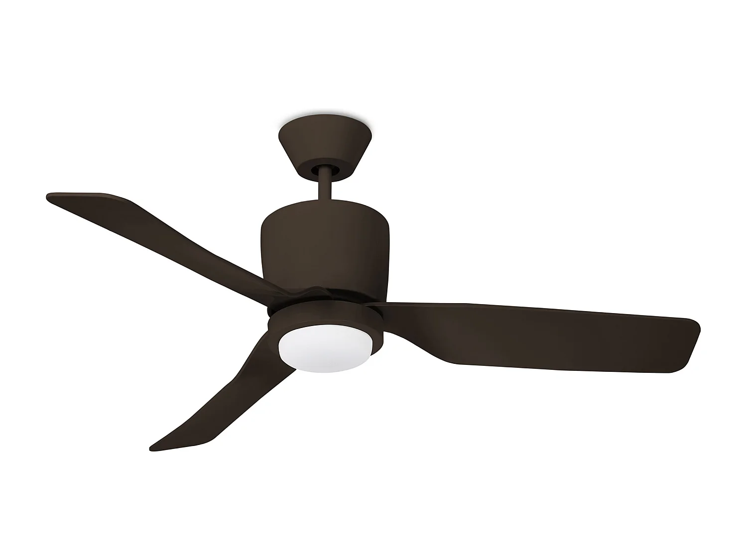 LEDS C4 Ventilateur du Plafond Ip20 Vera Led 15W Blanc Chaud - 3000K Marron Cuivré Marron